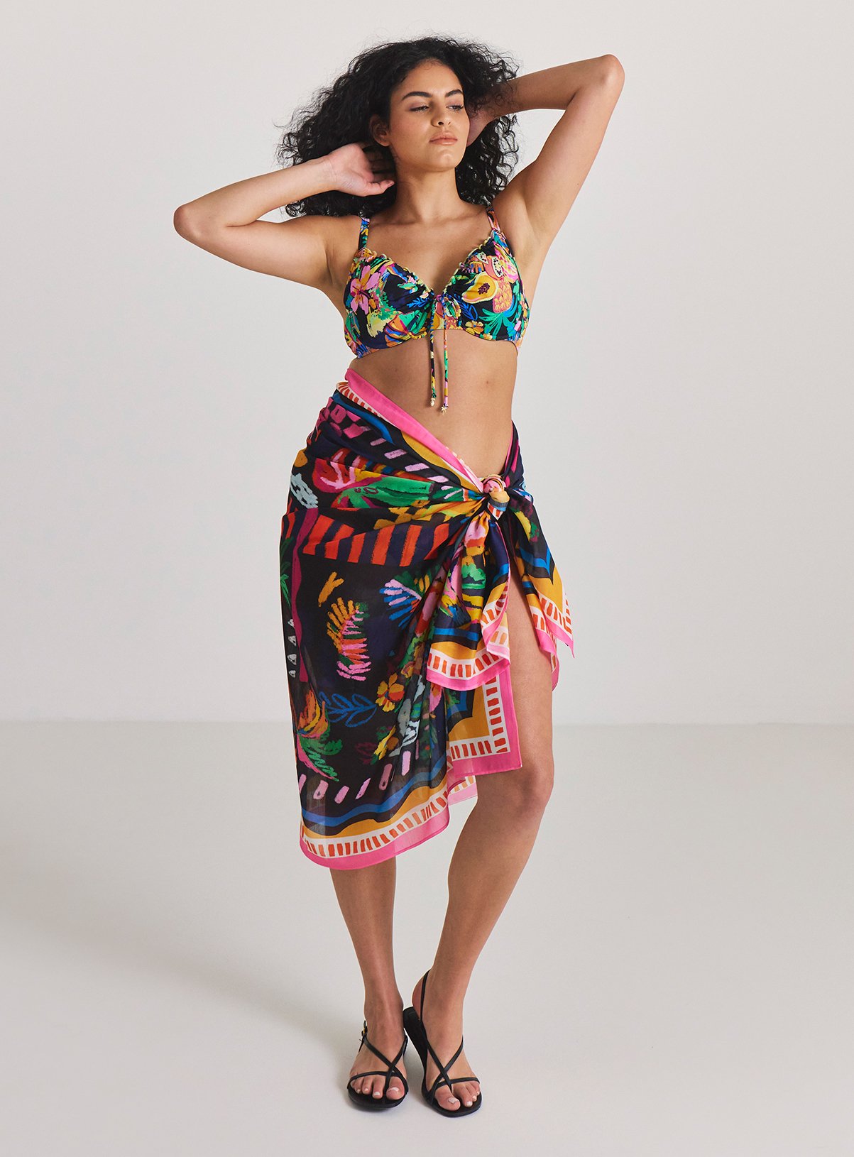 SIMPLY BE Printed Sarong M - Image 3 thumbnail